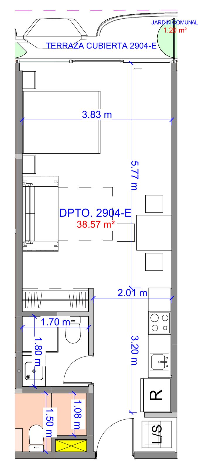plano estudio qondesa venta quito airbnb vista lujo